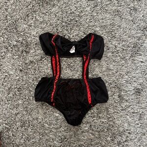 Mesh Heart Lingerie - NWOT